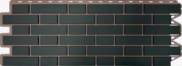 Фасадная панель Альта-Профиль, Кирпич Клинкерный, Графит купить в Волгодонске