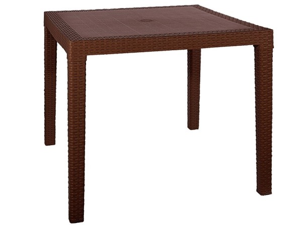 Стол квадратный FIJI Quatro Table Коричневый купить в Волгодонске