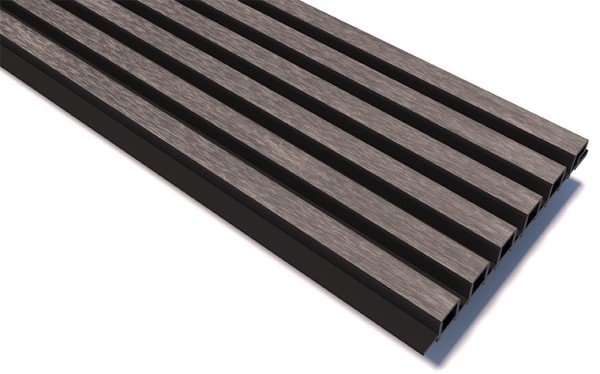Реечные панели WOODVEX Lines Ultra Smoke gray купить в Волгодонске