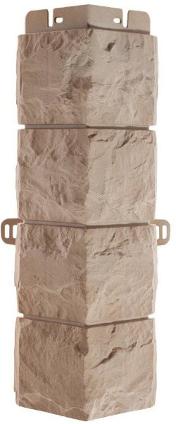 Фасадная панель Наружный угол фагот (талдомский), 0,45 х 0,13м (н) купить в Волгодонске