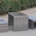 Диван-Трансформер AFINA плетеный из иск. ротанга S330G-W78 Grey купить в Волгодонске