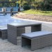 Диван-Трансформер AFINA плетеный из иск. ротанга S330G-W78 Grey купить в Волгодонске