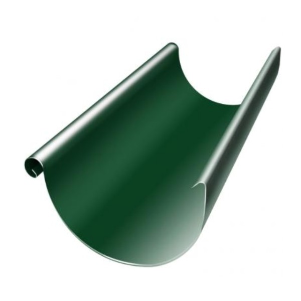 Водосток Grand Line 125x90 – Желоб 3м RAL 6005 купить в Волгодонске