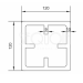 Столб SEQUOIA Evolution 3D WOOD BROWN купить в Волгодонске
