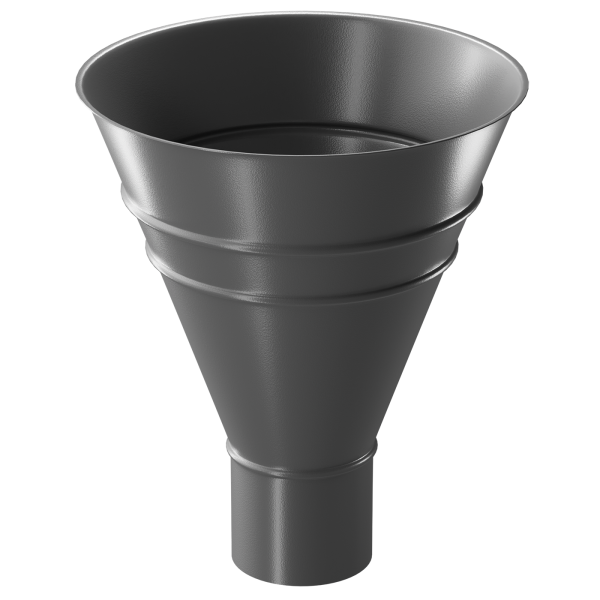 Воронка водосборная Döcke STAL PREMIUM, Графит купить в Волгодонске