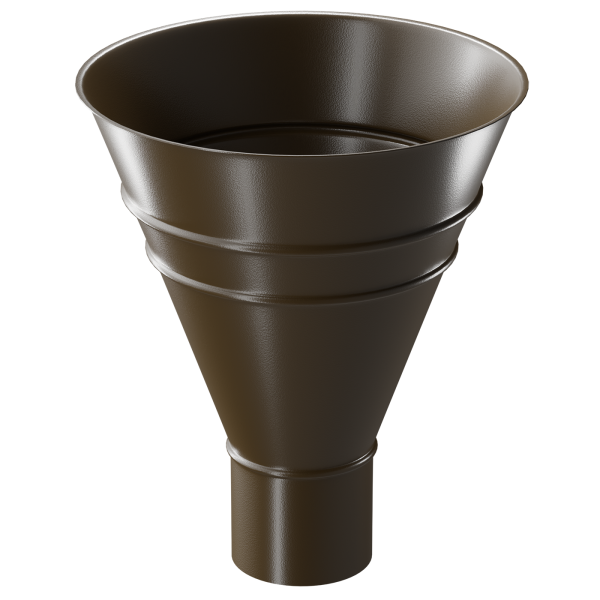 Воронка водосборная Döcke STAL PREMIUM, Каштан купить в Волгодонске