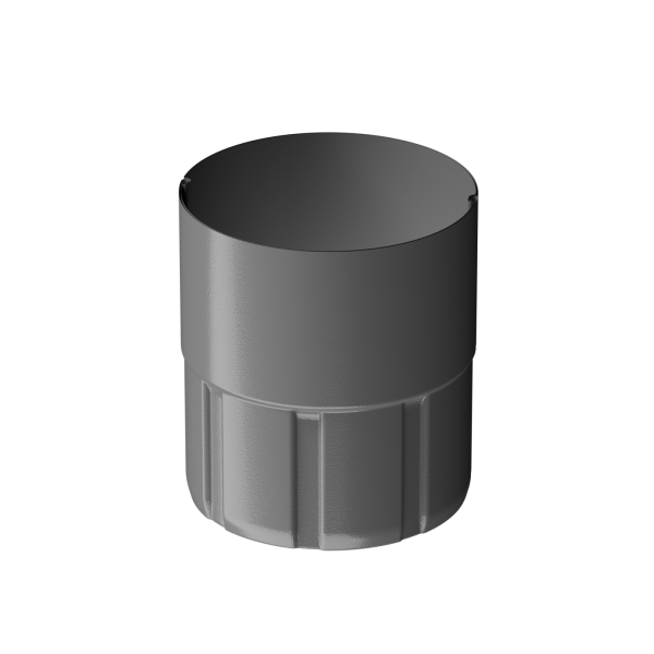 Муфта соединительная для водостока Döcke STAL PREMIUM, Графит купить в Волгодонске