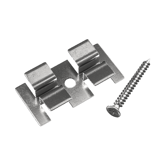 Клипса с саморезом, Grinder шовный монтаж 5 mm купить в Волгодонске