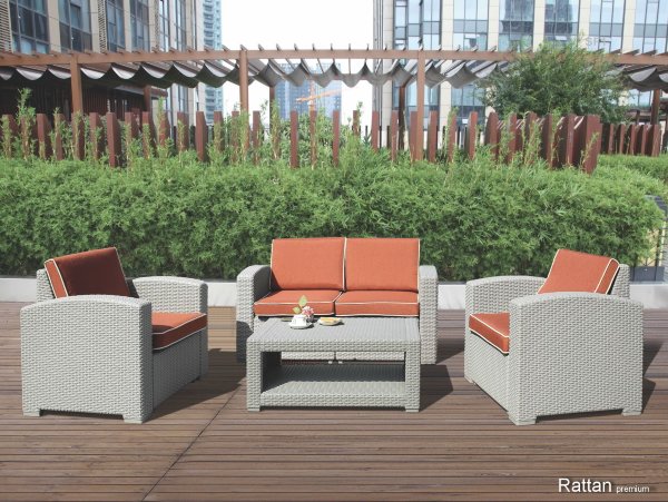 Уличные диваны и кресла коллекции Rattan Premium 4 купить в Волгодонске