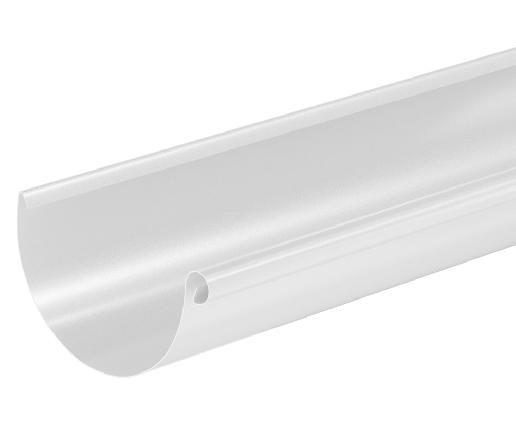 Водосток Aquasistem, система 125x90 - Водосточный желоб 3.00м RAL 9003 Белый купить в Волгодонске
