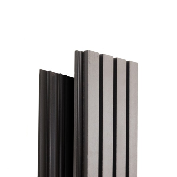 Фасадная доска Ecodecking Техно реечная 200х26х3000 Серый купить в Волгодонске Фасадная доска Ecodecking Техно реечная 200х26х3000 Серый купить в Волгодонске