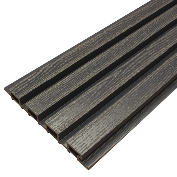 Фасадная доска из ДПК Faynag Wood Рейка Мокрый Асфальт купить в Волгодонске