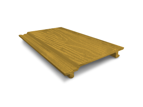 Фасадная панель  из ДПК ECODECKING Желтый купить в Волгодонске
