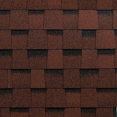 Двухслойная ламинированная черепица Shinglas, серия Фазенда – Красный купить в Волгодонске