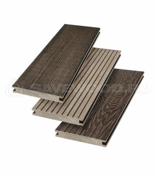 Террасная доска SW Fraxinus (R) полнотелая «SaveWood» Темно-коричневый купить в Волгодонске