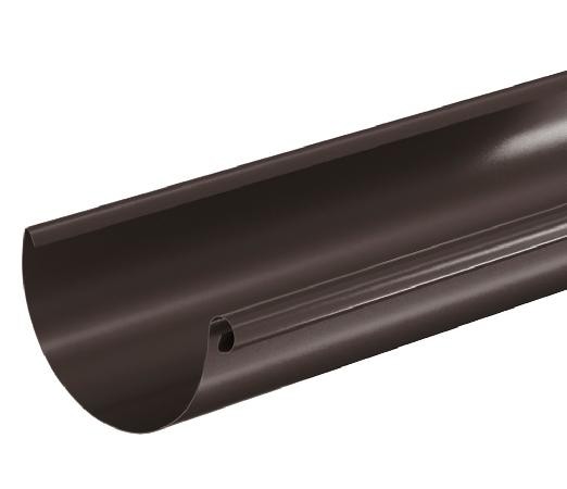 Водосток Aquasistem, система 150/100 - Водосточный желоб 3.00м RR 32 Тёмно Коричневый купить в Волгодонске