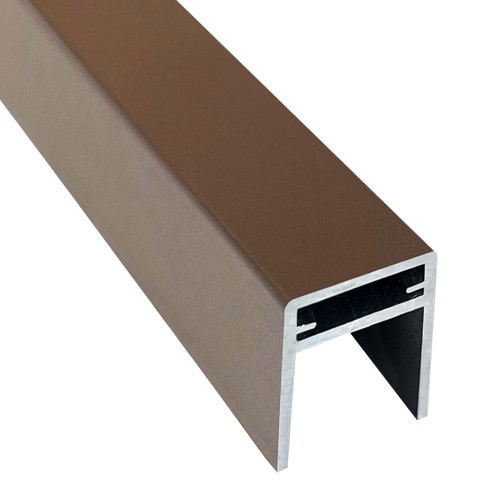 П-профиль Алюминиевый EasyDecking 35x25 Венге купить в Волгодонске