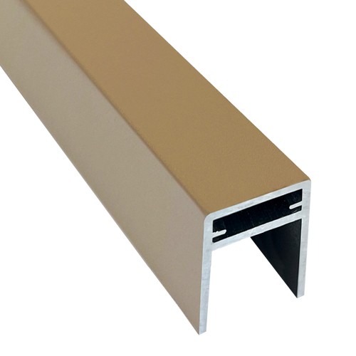 П-профиль Алюминиевый EasyDecking 35x25 Дуб купить в Волгодонске