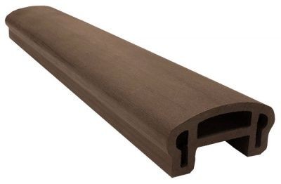 Перила вехнее фигурное Woodvex Select Темно - Коричневый купить в Волгодонске