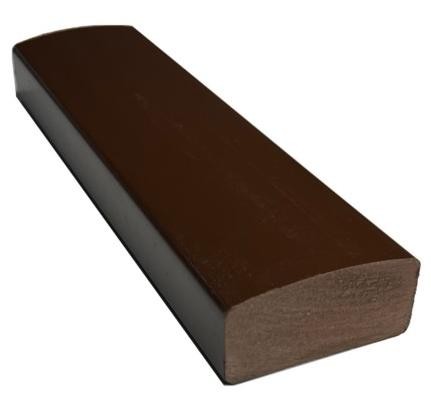 Лавочный брус Ecodecking Некст полнотелый глянцевый 70х35 шоколад купить в Волгодонске