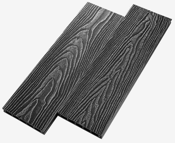 Террасная доска из ДПК RusDecking Unodeck Vintage - Графит купить в Волгодонске