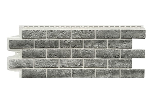 Фасадная панель Grand Line Состаренный кирпич Элит гранит, ШОВ белый купить в Волгодонске