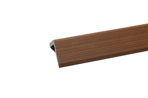 Уголок торцевой Ecodecking Скай коэкструзия 45х45х3000 Тик купить в Волгодонске Уголок торцевой Ecodecking Скай коэкструзия 45х45х3000 Тик купить в Волгодонске