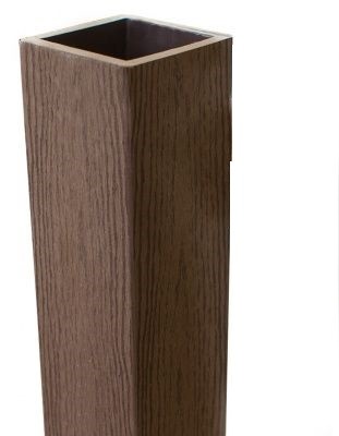 Столб опорный Woodvex Co-Extrusion Темно - Коричневый купить в Волгодонске